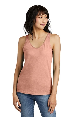 Premium Perfect Blend CVC V-Neck Tank-4.3-ounce, 60/40 combed ring spun cotton/poly | Perfect Blend CVC V-Neck Tank, crafted from a luxurious cotton-poly blend | This comfortable and versatile top that seamlessly combines fashion and ease | RADYAN®