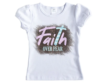 Faith over Fear Girls Shirt - Short Sleeves