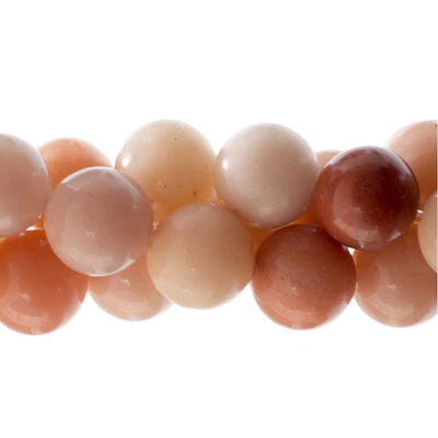 Earth's Jewel 7" Peach Aventurine Natural Semi-Precious Strung Bead