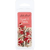 John Bead Sweet & Petite Stocking Holiday Charms, 8pcs