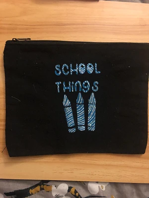 Canvas Pencil Case