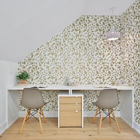 Tempaper & Co. Mod Geo Peel and Stick Wallpaper, Gold, 28 sq. ft.