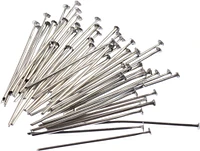 John Bead Stainless Steel Silver Head Pins