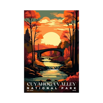 Cuyahoga Valley National Park Poster, Travel Art, Office Poster