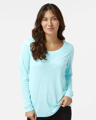 Long Islander Performance Long Sleeve T-Shirt for Women | 3.5 Oz./yd², 100% Microfiber Performance Polyester | Elevate Your Active Lifestyle with Our Long Sleeve T-Shirt, Blending Style