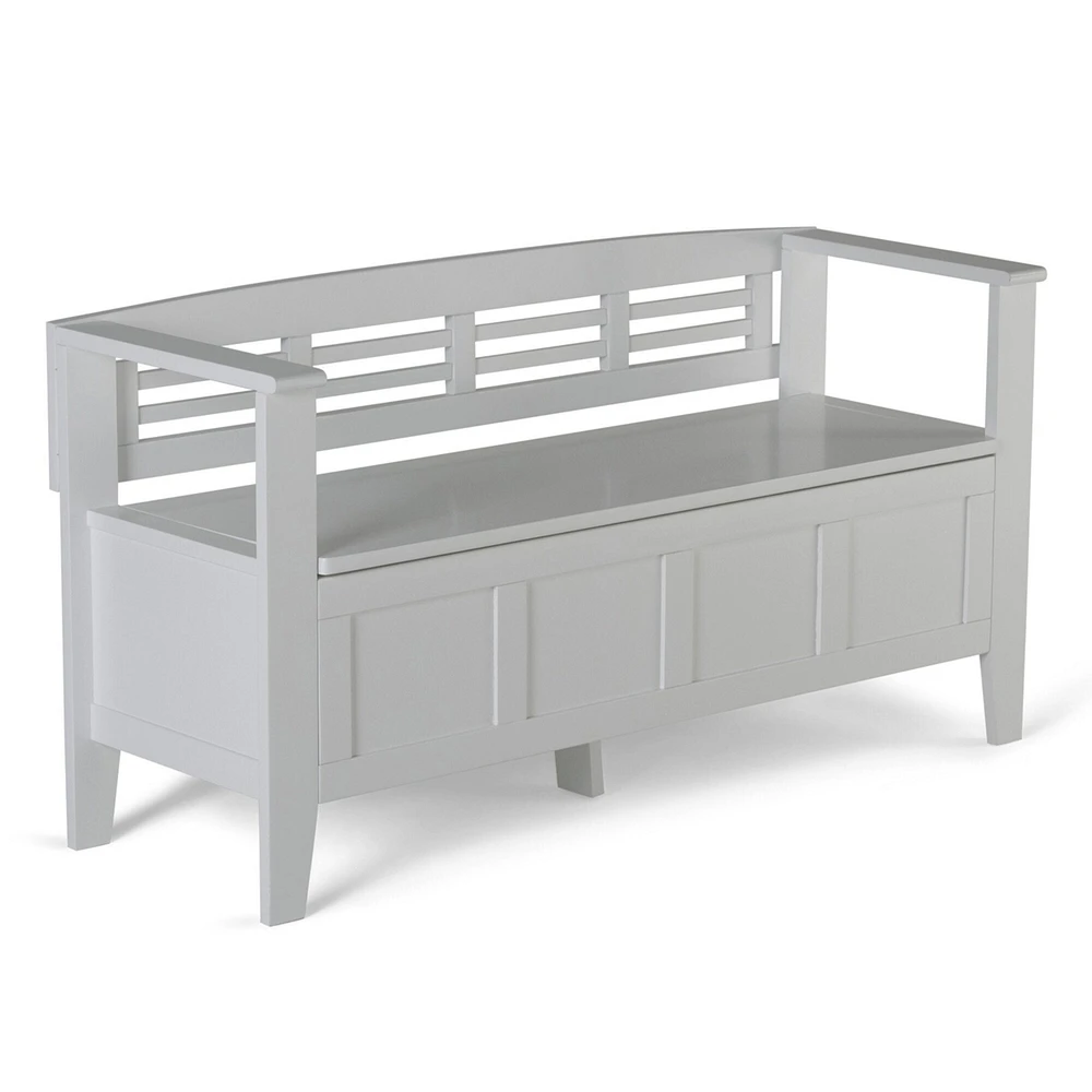 Simpli Home Adams Entryway Storage Bench