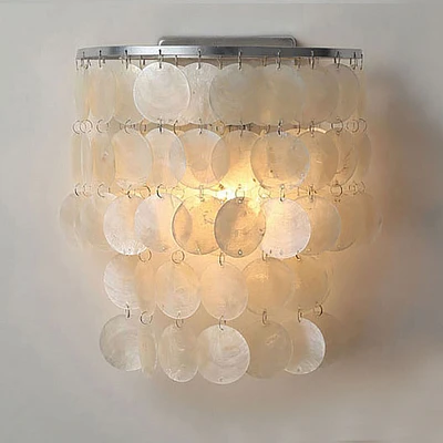 Attractive Shell Wall Light for Living Room