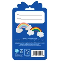 Rainbow Cookie Cutter 4.75" Carded