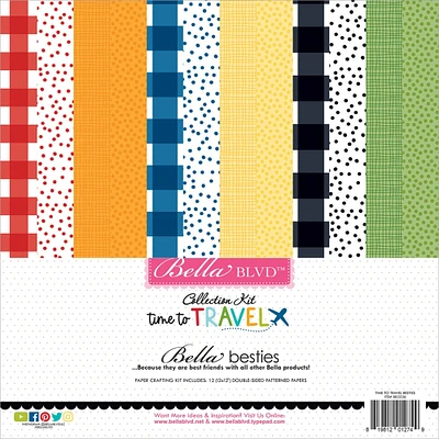 Bella Blvd Besties Collection Kit 12"X12"-Time To Travel