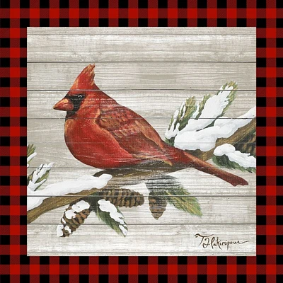 Winter Red Bird IV Poster Print by Tiffany Hakimipour - Item # VARPDX9788J