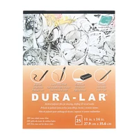 Grafix Dura-Lar Pad, 25 Sheets, .005mm, Matte, 11" x 14