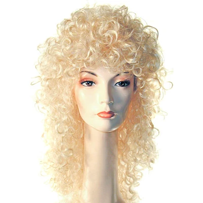 The Costume Center Blonde Yellow Fancy Dolly Women Adult Wig Halloween Costume Accessory - One Size