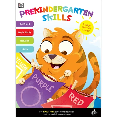 Carson Dellosa — Prekindergarten Skills Workbook for Prekindergarten, 320 Pages