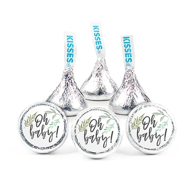 324ct Oh Baby Baby Shower Stickers for Hershey's Kisses Favors (324 Count) - By Just Candy