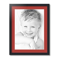 ArtToFrames 20x26" Matted Picture Frame with 16x22" Single Mat Photo Opening Framed in 1.25" Black and 2" Mat (FWM-3926-20x26)