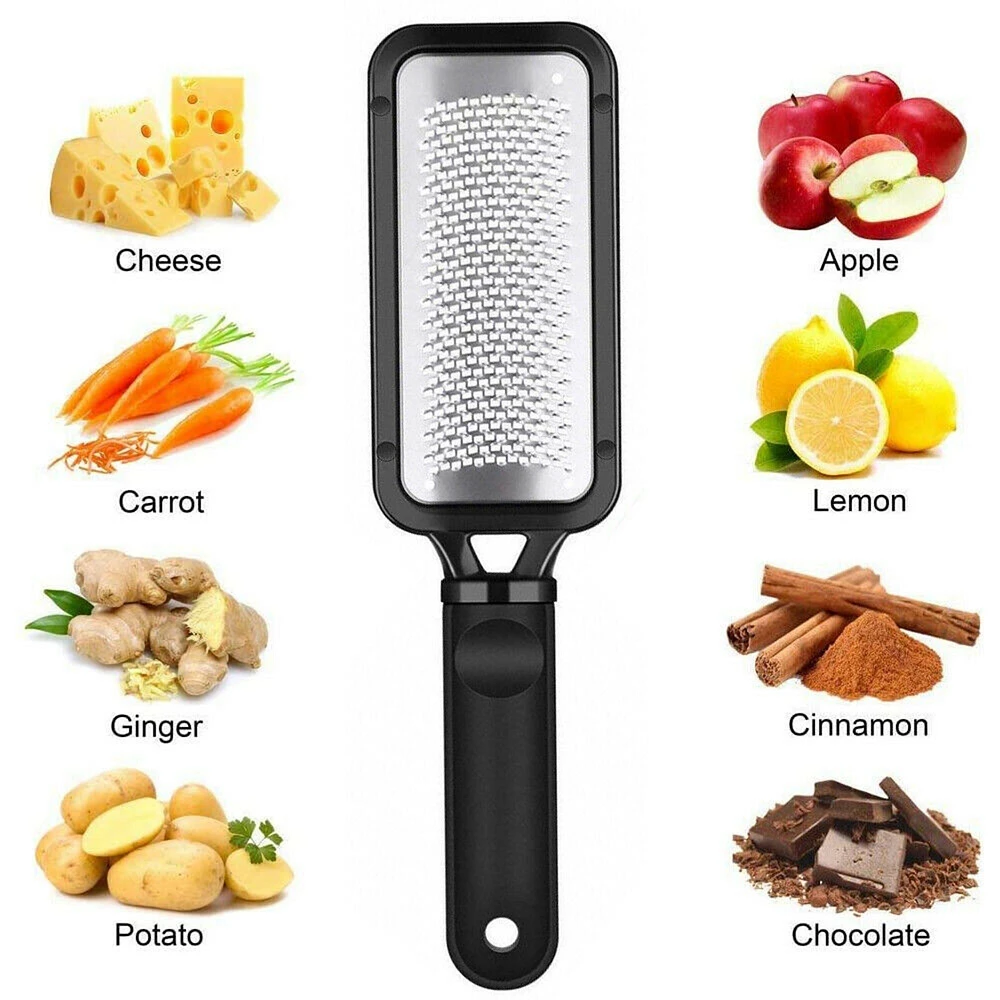 Handheld Stainless Steel Cheese Grater for Kitchen - Fine Shredder