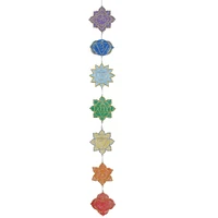 Stoneage Arts Inc 40" Vibrant 7 Chakras Wall Decor