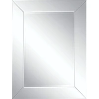 Signature Home Collection 40" Polished Framed Rectangular Wall Mirror