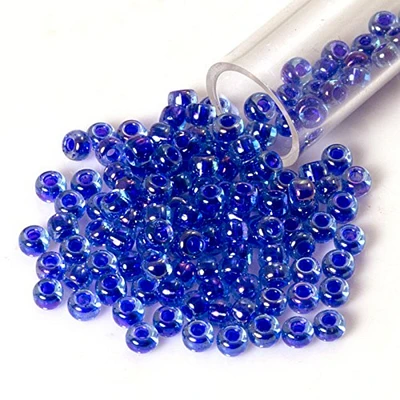 Miyuki Round Rocaille Seed Bead 8/0 Inside Color Dark Blue