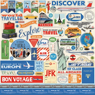 Carta Bella Passport: Stickers Sheet
