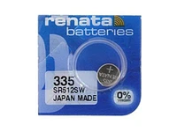 Renata Batteries 335 / SR512SW Silver Oxide 0% Mercury Battery (5 Pack)