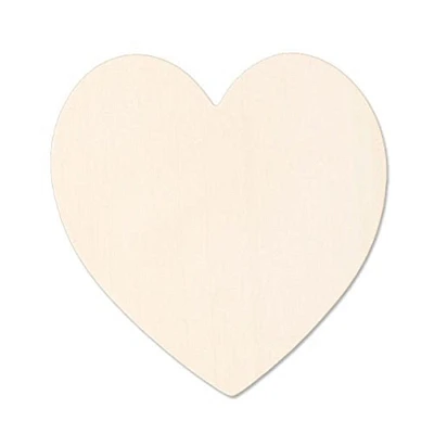 Brass Large Heart 24 Gauge Blank 1 3/8" x 1 1/2"