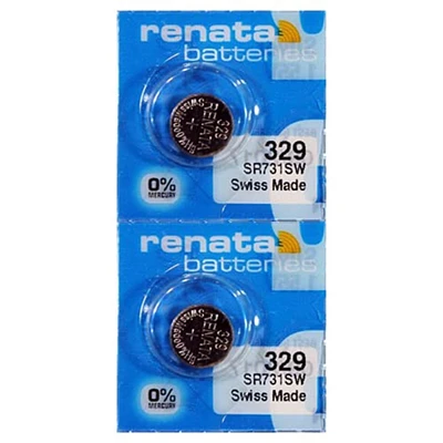 Renata 329 SR731SW 1.55V Silver Oxide Watch Battery