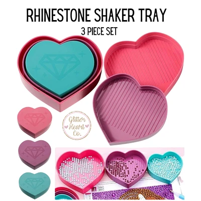 Rhinestone Shaker Tray Set by Glitter Heart Co.™
