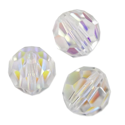 Preciosa Crystal AB Round Bead 6mm (Package of 20)