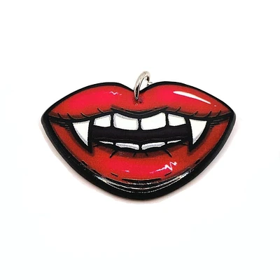 1, 4 or 20 Pieces: Large Acrylic Vampire Teeth, Halloween, Vampyre, Goth: Double Sided