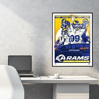 Phenom Gallery Los Angeles Rams Player 2021 18" x 24" Deluxe Framed Serigraph