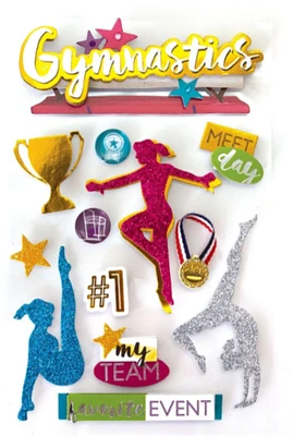 Paper House Gymnastics Dimensional Stickers