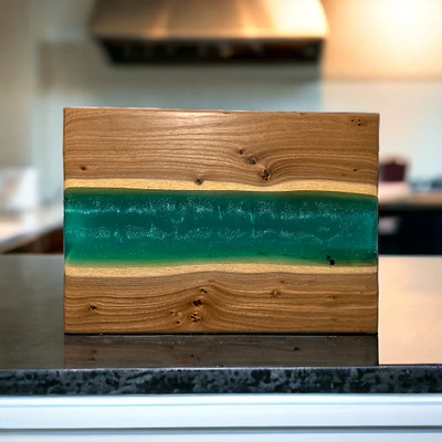 Charcuterie Board resin and wood