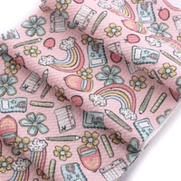Pastel Back to School Bullet Fabric 6" Strip