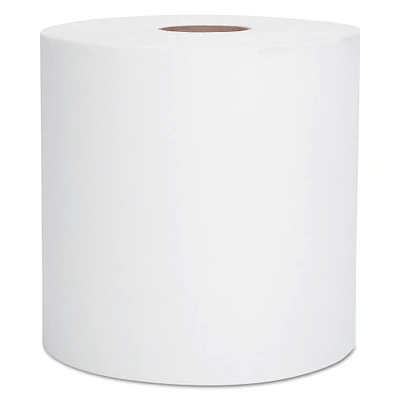 Scott Recycled Nonperforated Paper Towel Rolls, White