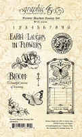 Graphic 45 Flower Market Stamp Set