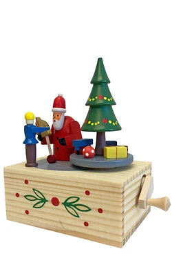 Music Box Santa Each Figurines