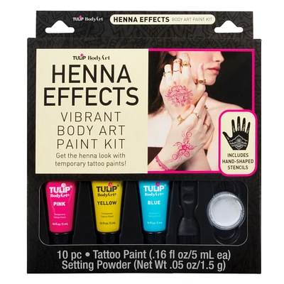 Tulip Body Art Ultimate Henna Color Vibrant Tattoo Kit