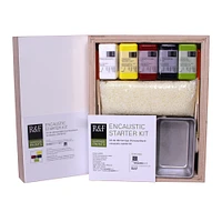 R&F Handmade Paints Encaustic Starter Set, 14-Pieces