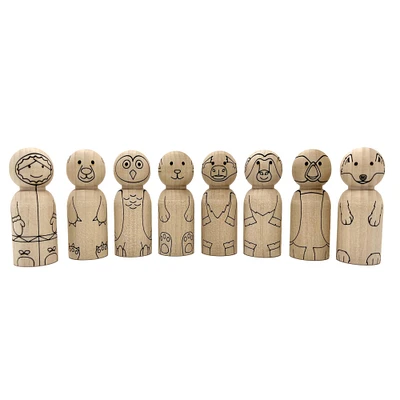Arctic Friends Peg Doll Set by Pegsies™