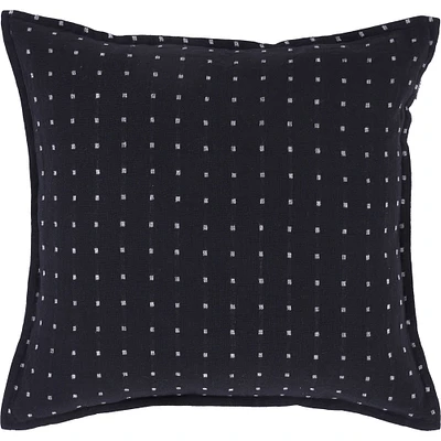 Signature Home Collection Brittany Polka Dot Throw Pillow - 20" - Black and White
