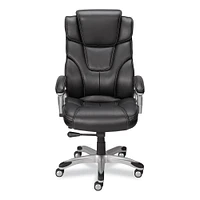 Alera Alera Maurits Highback Chair, Supports Up to 275 lb, Black Seat/Back, Chrome Base