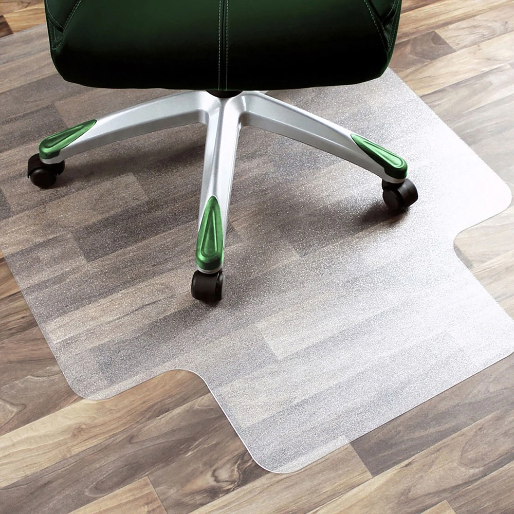 Floortex Advantagemat Plus Chairmat - Hard Floor - 53" Length x 45" Width - Rectangle - Clear