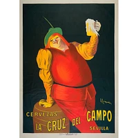 La Cruz del Campo Beer - Vintage  Beer Poster Prints - Cappiello Poster