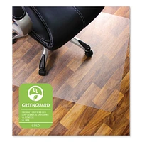 Floortex Cleartex Ultimat XXL Polycarbonate Chair Mat for Hard Floors, 60 x 60, Clear