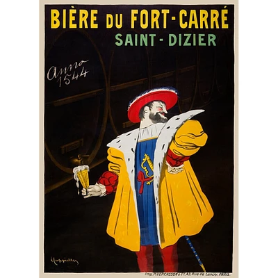 Biere du Fort-Carre - Vintage  Beer Poster Prints - Cappiello Poster