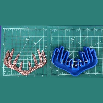 Symmetrical Antlers Silicone Freshie Mold