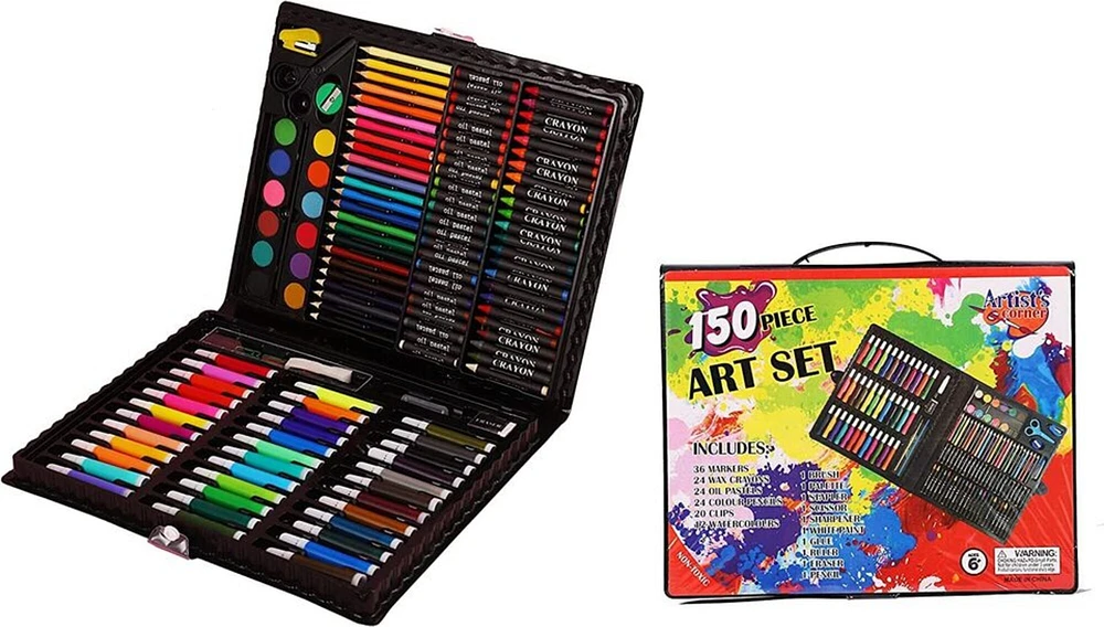 Art Set Drawing Colored Pencils Paint Brush Oil Pastels Art Supplies For Kids