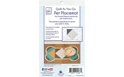 June Tailor Quilt As/Go Poly Pet Placemat Dog