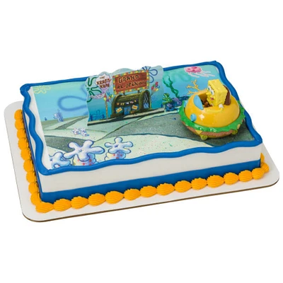 SpongeBob SquarePants Krabby Patty DecoSet® Cake Decoration 
